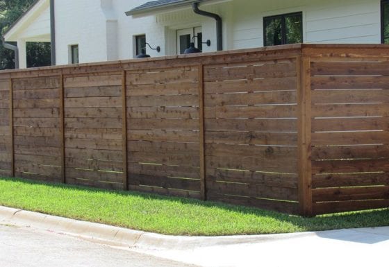 Stunning Horizontal Side-by-Side Fence